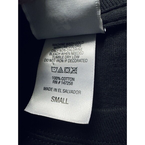 Simply Southern Small Black Red Plaid Dog Mom Cutoff Crop Long Sleeve T Shirt - Picture 5 of 5